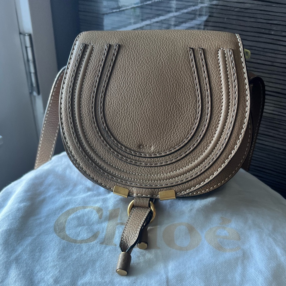 Chloe Mini Marcie Round Crossbody Bag